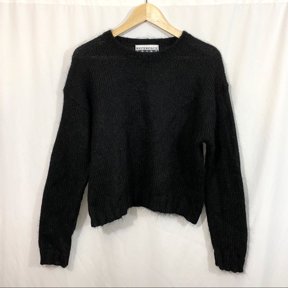 Vintage Sweaters - 3/$20 Vintage 90s Knit Mohair Wool Sweater Top